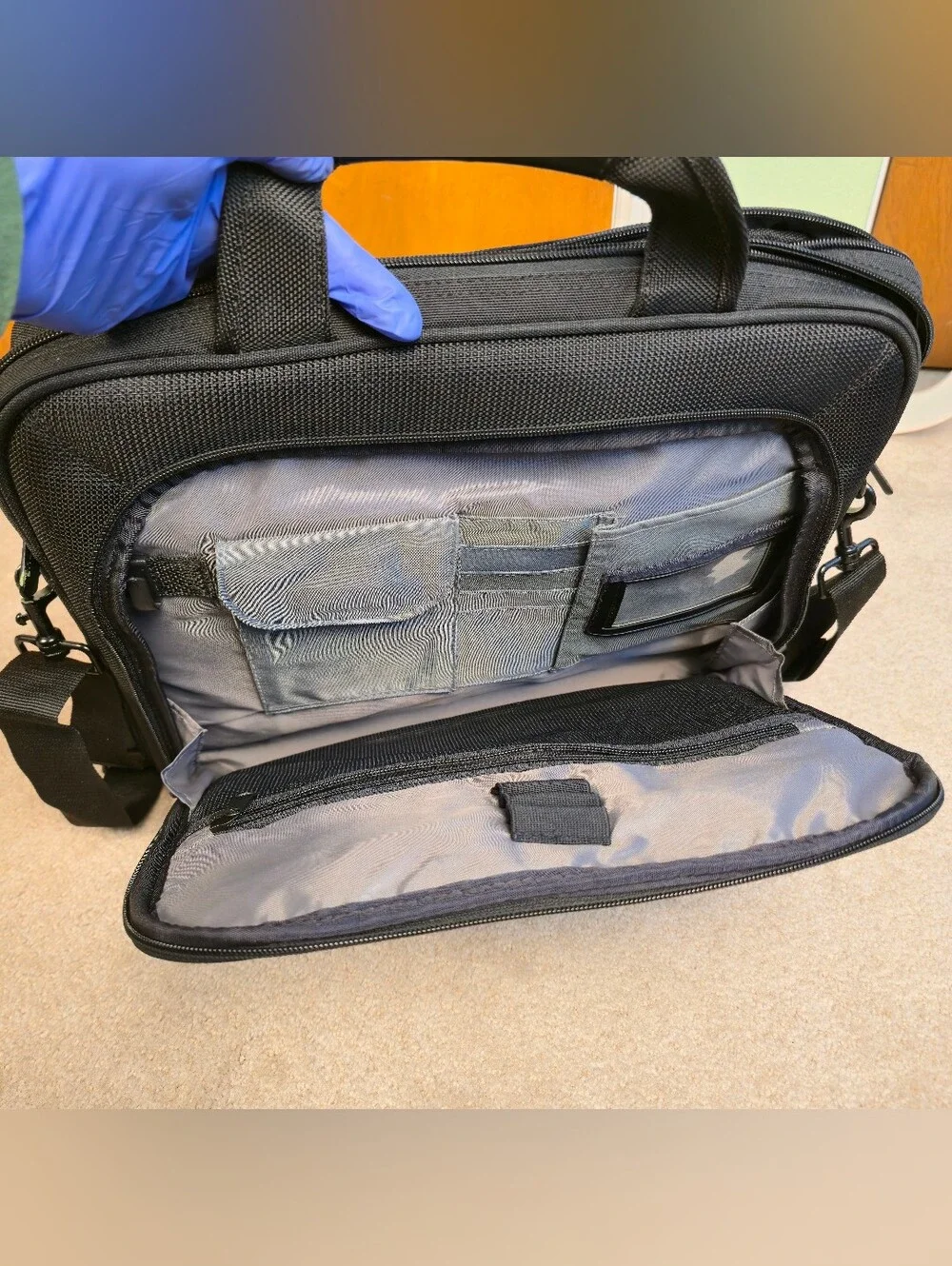 Targus Zip-Through Mobile Elite Laptop Case Black,  Top load 15.4